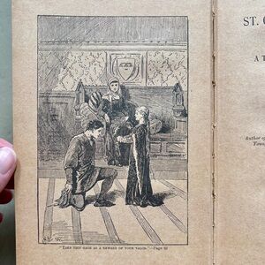 Antique St. George for England Historical Novel Iron Cross Medieval Auburn RI